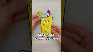Cute Lemonade Craft for Kids | Perfect Summer DIY!