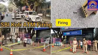 Open Fire Near SBI Main Branch in Koti, ₹6 Lakh Looted one Person Injured 