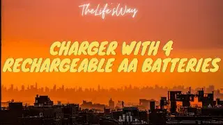 Charger with 4 AA Batteries (2700 mAh NiMH) ZAR 20