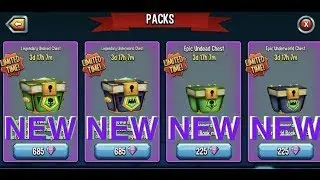 Monster Legends - NEW Undead & Underworld Legendary Chest - WHATS INSIDE ??? 1370 GEMS