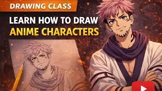 make a attractive anime character sketch