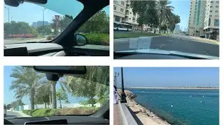 جولة في أبو ظبي 2 الكورنيش الحدائق كاسر الأمواج والنوارس