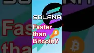 Solana Faster Than Bitcoin?