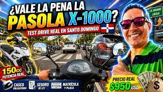 TEST DRIVE EN PASOLA  X-1000 - 150CC 🏍 AV. CORREA Y CIDRON HASTA ENSANCHE NACO NO LO DEJES DE VER!!💪