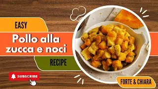 🥘 Il Pollo alla Zucca che Ti Cambierà la Cena! Facile, Cremoso e Croccante alle Noci 😍