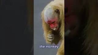 Why is this monkey&rsquo;s face so red? // Bald Uakari Monkey #BaldUakari #MonkeyShorts #WeirdAnimals