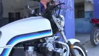Suara Sepeda Motor CBX1000 Melengking Nyaring & Merdu Seperti Suara Mobil Balap Formula 1