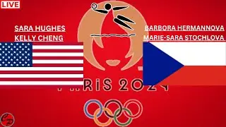 2024 PARIS OLYMPICS USA HUGHES/CHENG vs CZECHIA HERMANNOVA/STOCHLOVA WOMENS BEACH VB LIVE GAME CHAT