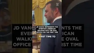Vice President JD Vance Walks Into The Oval Office For The First Time Ever