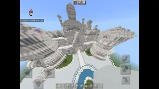 Working on a Technoblade memorial in Minecraft