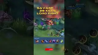 CLINT SAVAGE LORD FIGHT | CLINT BEST BUILD 2023 | MOBILE LEGENDS #shorts #shortsvideo #mobilelegends