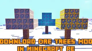Download OP tree mod in Minecraft PE | HINDI | Ores tree mod