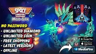 Space Shooter Galaxy Attack Mod Apk Terbaru 2022 (Free Shopping) | No Password