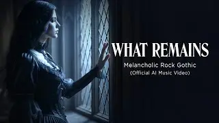 WHAT REMAINS | Melancholic Rock Gothic (Official AI Music Video)