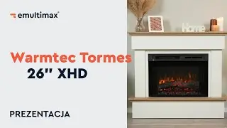 Kominek elektryczny Warmtec Tormes  z wkładem Dimplex XHD 26