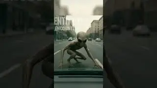 Entity X appears again on a remote highway.  #EntityX #AlienEncounter