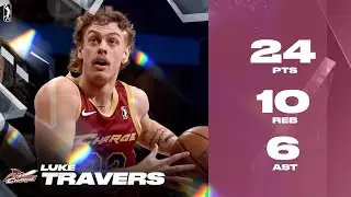 Luke Travers DOMINATES in G League Debut with 24 PTS, 10 REB & 6 AST