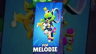 Brawl Stars yeni Melodie kost&uuml;m&uuml; POP MELODİE