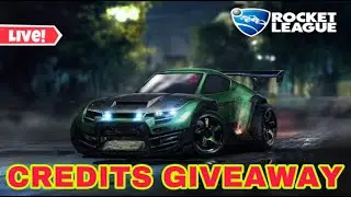 🔴 ROCKET LEAGUE FREE CREDITS GIVEAWAY AND PRIVATE MATCHES WITH SUBSCRIBERS LIVE STREAM