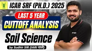 ICAR (Ph.D.) SRF Cutoff Analysis I ICAR Exams 2025