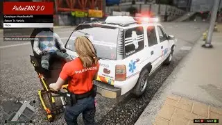 Gta 5 LSPDFR Playing As AMR Paramedic Supervisor First Responder - EMS Mods