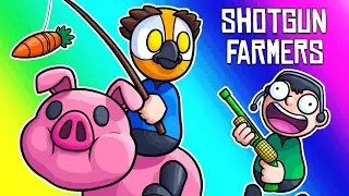 Shotgun Farmers Funny Moments - Capture the Piggy Mode!