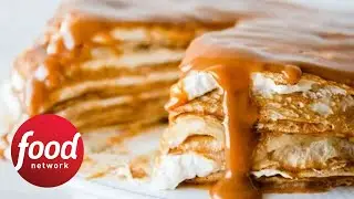 Crave-Worthy Salted Caramel Apple Crepe Cake | Crave-Worthy Eats | Food Network