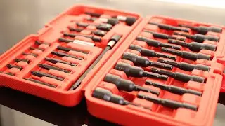 AKM 35Pcs Magnetic Nut Driver Set, Nut Driver Set for Impact Drill, 1/4
