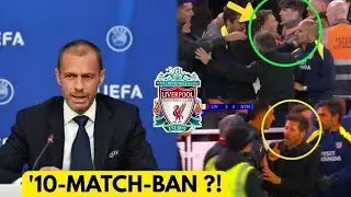 DIEGO SIMEONE SEES RED AFTER ATTACKING LIVERPOOL PLAYER IN DRAMATIC SCENES