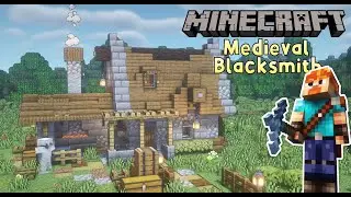 Minecraft Tutorial - Medieval Blacksmith!!
