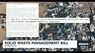 Solid waste management bill