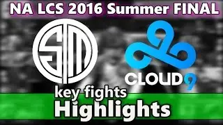 Team SoloMid vs Cloud9 NA LCS 2016 Summer Final Highlights