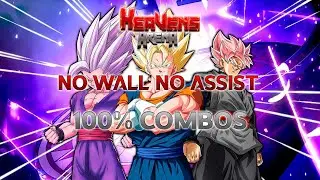 No assist no wall 100% combos (Heavens Arena) [ROBLOX]