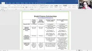 Florida Bright Futures Scholarships: FAS and FMS