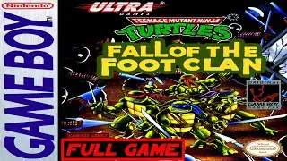 Teenage Mutant Ninja Turtles: Fall of the Foot Clan [GAME BOY] Walkthrough FULL GAME [4K60ᶠᵖˢ UHD🔴]