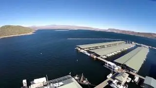 Scorpion Bay Marina Lake Pleasant  Arizona Quad view.