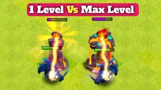 1 Level Defense Vs Max Level Defense || Noob vs Pro Clash of clans