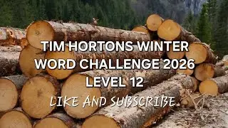 Tim Hortons Winter Word Challenge 2026 Level 12 #timhortons #free #contest #coffee #tea #winter 