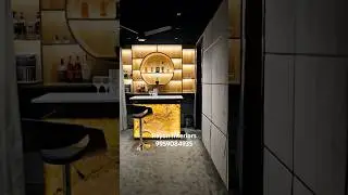 Stunning Home theater with Bar Counter  #LuxuryHomeDesign #AndhraPradeshHomes  #BarCounterDesign