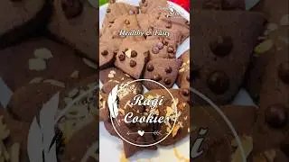 Homemade Ragi cookies | Healthy Ragi Biscuit Recipe | Finger Millet Cookies |  No sugar| No Maida|