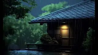You&rsquo;ll Fall Asleep in Minutes 😴 Cozy Night Rain Sounds | Forest House Ambience