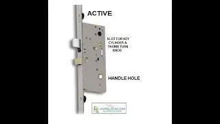 Caradco Hurricane door 3 point lock replacement in South Florida. 954-804-1044
