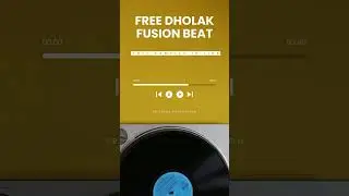 Free Dholki Fusion Beat Samples and stems Download in HQ mixed WAV form. #musicproducer #flstudio