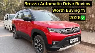 Maruti Suzuki Brezza Automatic Zxi+ Drive Review 2026 | 