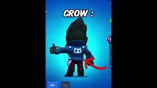 CROW FACE REVEAL IN STARR PARK 🤨? #brawlstars