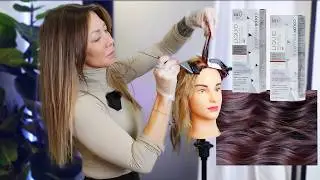 how to: DARK CHERRY COLA hair color from Sally's + filler