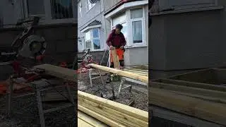 Building a timber frame permitted development sized front porch - part 2 #diy #timberframe #porch