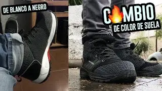 Cambio de color de suela de cualquier color a negra - Botas de seguridad