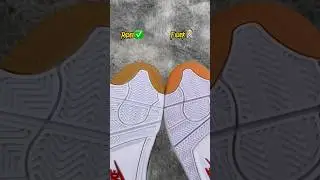 Real Vs Fake Pine Green Jordan 4 #sneakerhead #sneakers #viral