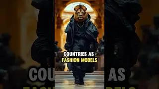 COUNTRIES AS FASHION MODELS 🔥 | WHO WOULD WIN ? 🤔 #fashion #animals #countries
